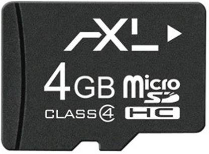 AXL AXL-4GB Micro 4 GB SD Card Class 4 4 MB/s  Memory Card Compatible with Mobile, Tablet