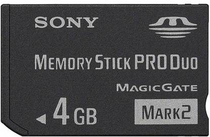 SONY MS-MT4G//T IN 31233625 4 GB SDHC  Memory Card Compatible with Camera