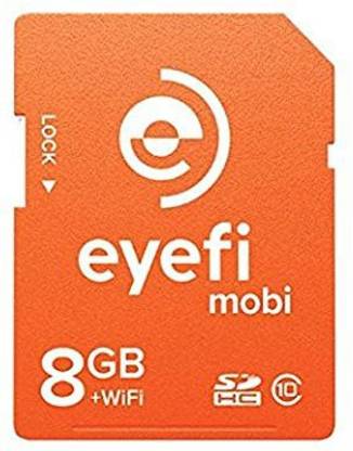 Eye-Fi MOBI-8-FF Pro 8 GB MicroSD Card Class 10  Memory Card Compatible with Camera