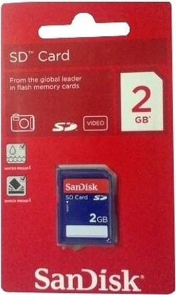 SanDisk SD 2GB 2 GB SDHC  Memory Card Compatible with Camera, Mobile