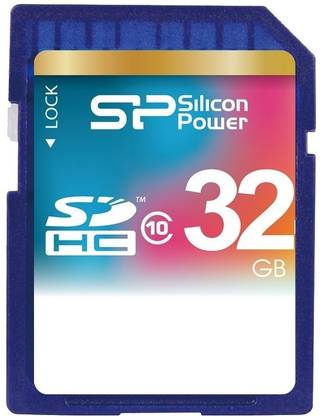 Silicon Power 32 GB SDHC Card Class 10 32 GB SDHC Class 10  Memory Card Compatible with Camera, Mobile