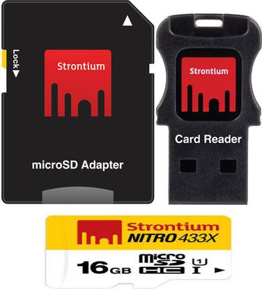 Strontium Nitro 16 GB SDHC Class 10  Memory Card