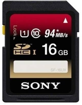 SONY 16 GB SDHC Class 10 94 MB/S  Memory Card