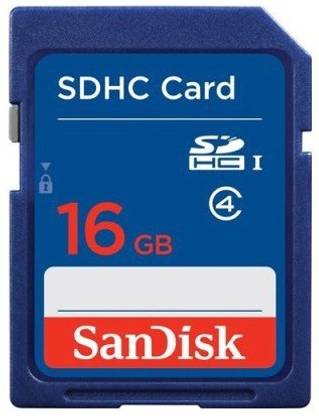 SanDisk SDHC SDHC 16 GB SDHC Class 4 15 MB/s  Memory Card Compatible with Camera