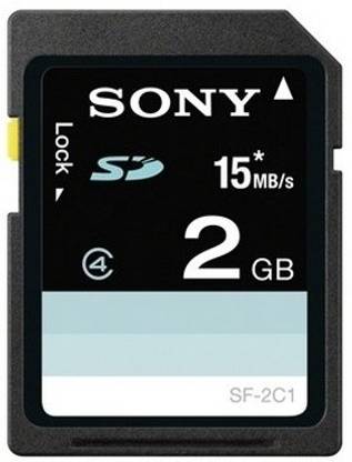 SONY SD SF-2N1 (2 GB) 2 GB SDHC Class 4  Memory Card Compatible with Camera, Mobile