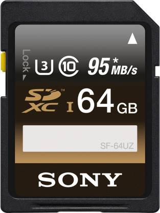 SONY SONY SDXC SF-64UZ 64 GB SDXC Class 10  Memory Card Compatible with Camera