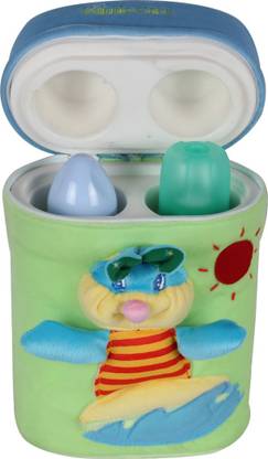 OLE BABY 3D Pop Out Plush Soft Toy Double Portable Infant Feeding Milk Food Bottle Thermal Warmer Bag Storage Holder (Upto 250ml)