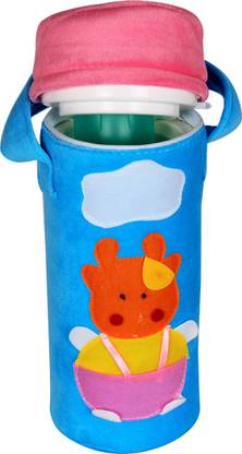 OLE BABY 3D Pop Out Plush Soft Toy Single Portable Infant Feeding Milk Food Bottle Thermal Warmer Holder (Upto 250ml each)