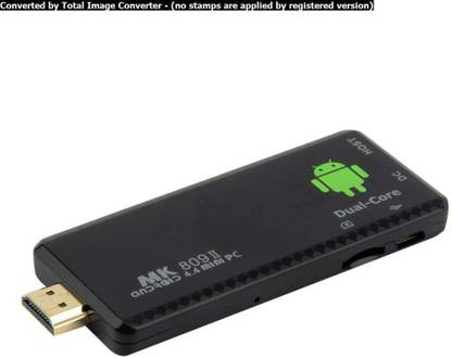 MAYA Mini PC Dongle MK-809 II with 1GB RAM & 8GB Memory - Android v4.4 (KitKat), ARM Mali 400 MP, ARM Cortex A9 Dual Core Processor, 1 GB DDR3, 8 GB HDD Stick PC