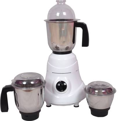 Ndura Stylo STL3 750 W Mixer Grinder (3 Jars, White)