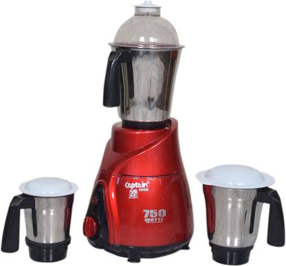 Captain JX-0002 750 W Juicer Mixer Grinder