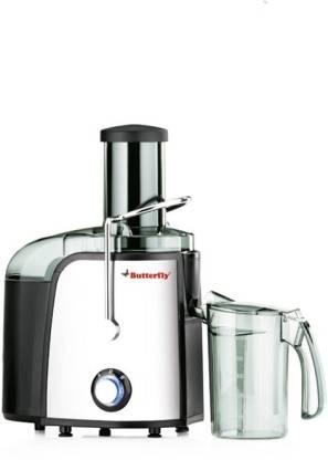 Butterfly Desire 750 W Juicer (1 Jar, Silver and black)