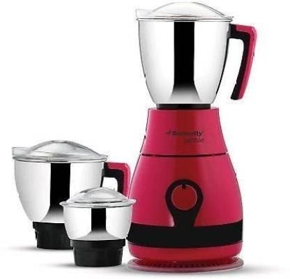 Butterfly Pebble MG JX 3 750 W Mixer Grinder (3 Jars, Pink)