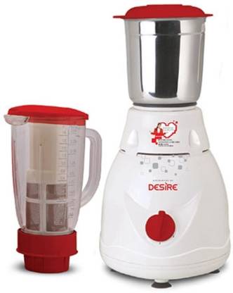 DESiRE DJG5521 550 W Juicer Mixer Grinder (2 Jars, Red)