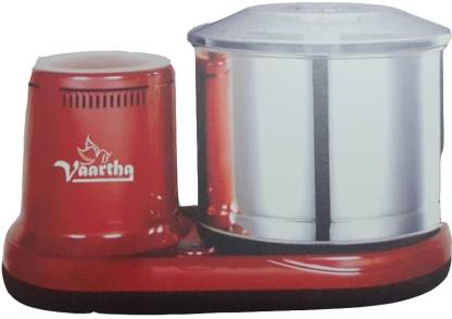 Vaartha Wet Regular 500 W Mixer Grinder (1 Jar, Red,Silver)