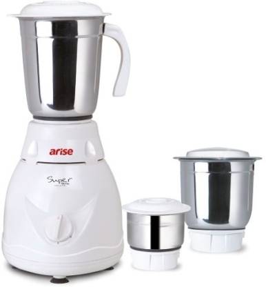 ARISE Super Versa 550 Watt 550 W Mixer Grinder (3 Jars, White)