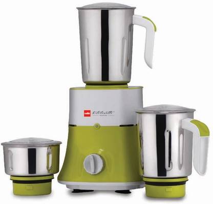 cello 700 Grind-n-Mix 700 W Mixer Grinder (3 Jars, Green)