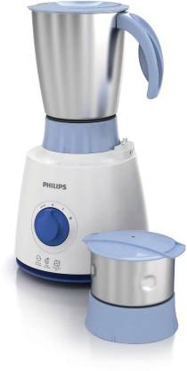 PHILIPS HL7600 500 W Mixer Grinder (2 Jars, White And Blue)
