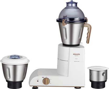 PHILIPS HL1618/02 550 W Mixer Grinder (3 Jars, White)