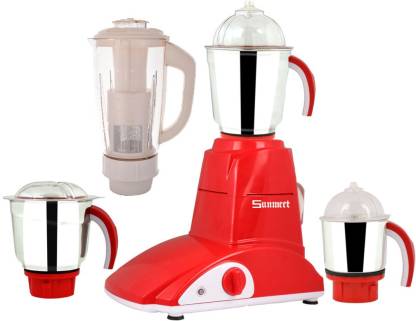 Sunmeet SM 1000 StyloRed MG16 137 1000 W Mixer Grinder (4 Jars, Red)