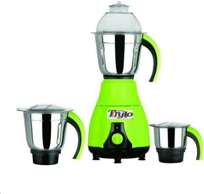 Trylo Pearl TR001 550 W Mixer Grinder (3 Jars, Flouresent Yellow, Flouresent Green)
