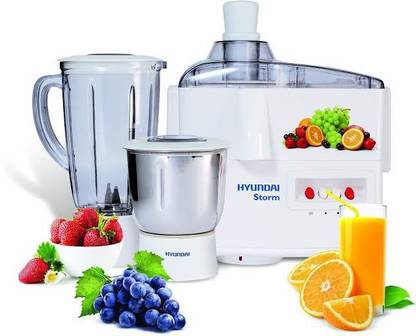 Hyundai HJS50W2A-DBB 500 W Juicer Mixer Grinder