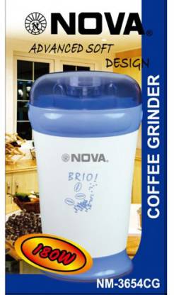 NOVA Blazon nm-3654 180 W Mixer Grinder (1 Jar, White,Blue)