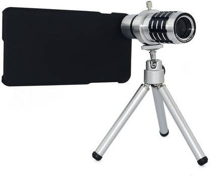 Smiledrive 12x Lens with Back Cover & Mobile Tripod for Iphone 5 5s Accessory Combo