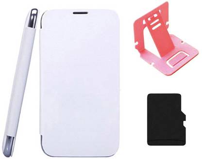 Casesia Flip Case Cover Pouch for Sony Xperia M2, 16GB Micro SD Memory Card Accessory Combo