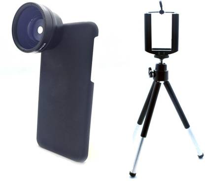 Smiledrive Iphone 5/5s Hd Super Wide (Inbuilt Macro Lens) With Back Cover And Mobile Tripod Accessory Combo