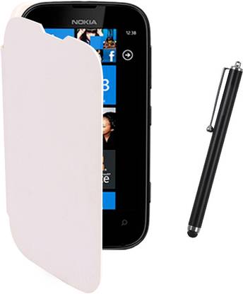 Kolor Edge Flip Cover and Stylus Pen for Nokia Lumia 510 Accessory Combo