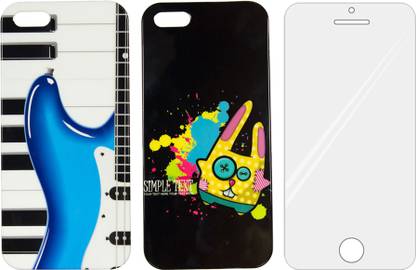 Zeztee Diwali Offer Mobile Back Cover 2-in-1 with Tempered Glass For Apple iPhone 5 - ZT13828 Accessory Combo