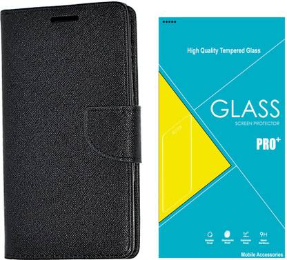 Easy2Sync Premium Flip Cover For LG Nexus 5 (Murc-Black-5104 ) Accessory Combo