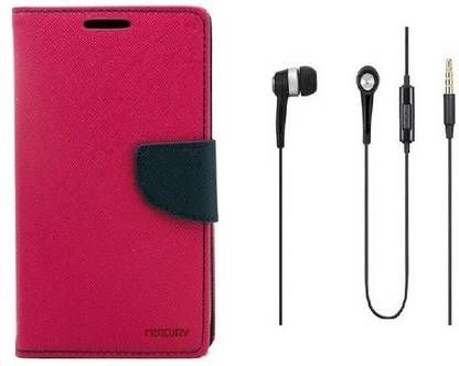 STERN & LOWE Wallet Cover for Nokia Lumia 520 Pink (MCRY-1050) Accessory Combo