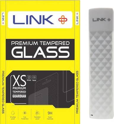 Link+ Tempered Glass For YU Yuphoria And 2600mAh Power Bank Accessory Combo