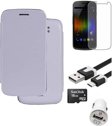 Axes Micromax Canvas 2 A110 Flip Sg Data Cable Car USB 16 GB MicroSD Accessory Combo