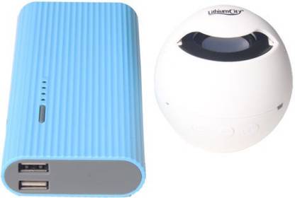 CELLMATE 12500 Mah Power Bank K510pp With Lithium City Bluetooth Speaker Accessory Combo