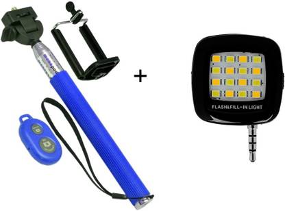 True Deal Selfie Stick Accessory Combo for All Smartphones and iPhones
