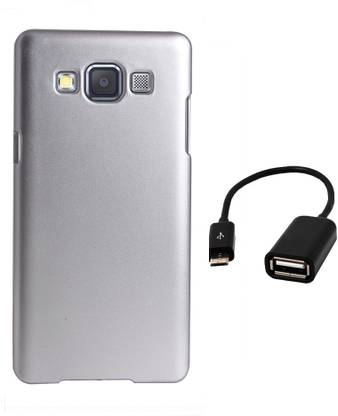 Coverage Coverage Back Cover + OTG Cable For Samsung GALAXY Grand 2 SM-G7106 - Purple Accessory Combo