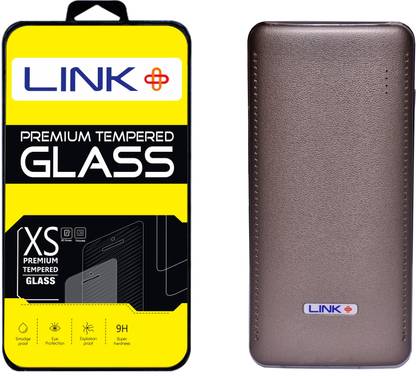Link+ Tempered Glass For Huawei Honor Bee And 11000mAh Power Bank Combo Accessory Combo