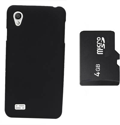 Bluerock Back Cover, 4GB Memory Card For Vivo Y11 Accessory Combo