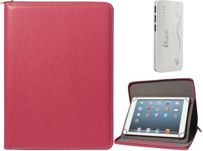 DMG Premium Stitched Durable Portfolio Bag with Accessory Pockets for Nxi Ffe7 and 10000 mAh Three USB Port Power Bank Accessory Combo