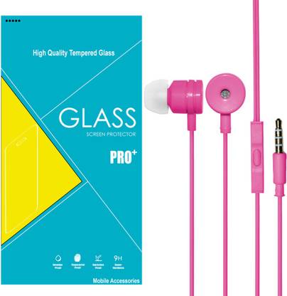 Mobilecops Samsung Galaxy A7 SM A700-Premium Quality A-TEMP6729 Accessory Combo