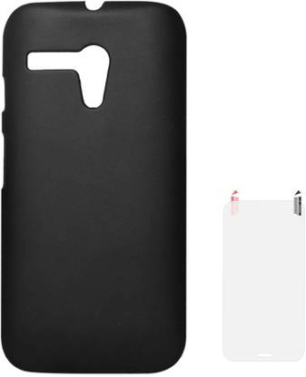 DMG Hard Back Protective Case for Motorola Moto G XT1032, Matte Screen Guard Accessory Combo