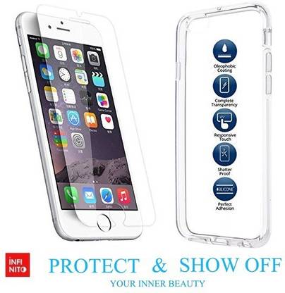 INFINITO Infinito iPhone 6 Plus Tempered Glass Protector + TPU Cover Combo Set Accessory Combo