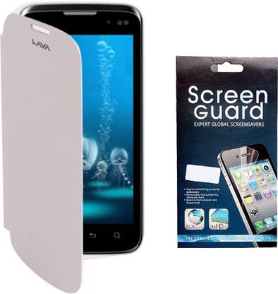 Kolor Edge Cover for Lava iris 455 with SanDisk 4GB Pendrive and Screen Guard Accessory Combo