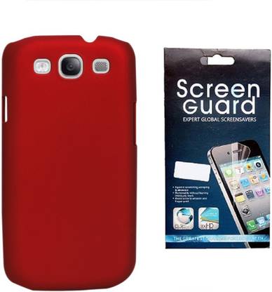 RDcase RDcase Back Cover + Screen Guard for Samsung Galaxy S3 I9300::S III::Samsung Galaxy S3 Neo - Red Accessory Combo