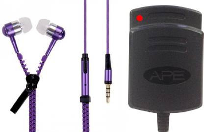 APE Charger and Zipper Handsfreefor HTC Desire C A0E A0E Accessory Combo