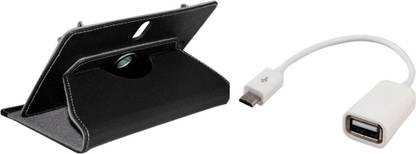 APE Tablet Cover andOTG Cable for Barnes And Noble Nook HD 8GB WiFi Accessory Combo