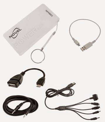 My Dress My Style 5200mAh Power Bank For Intex I Buddy 7 Accessory Combo